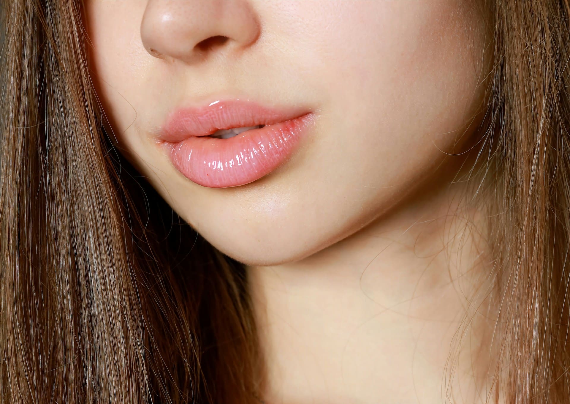 pink lips